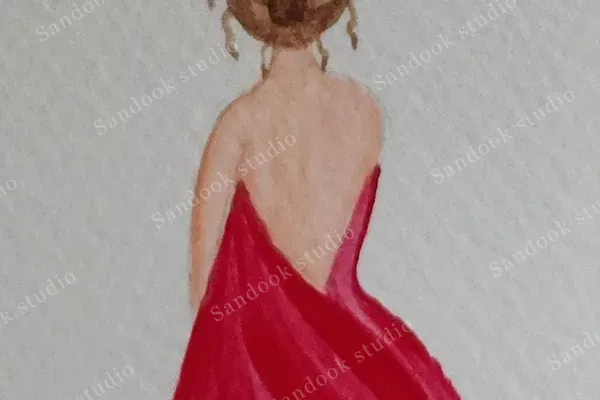 Red Gown